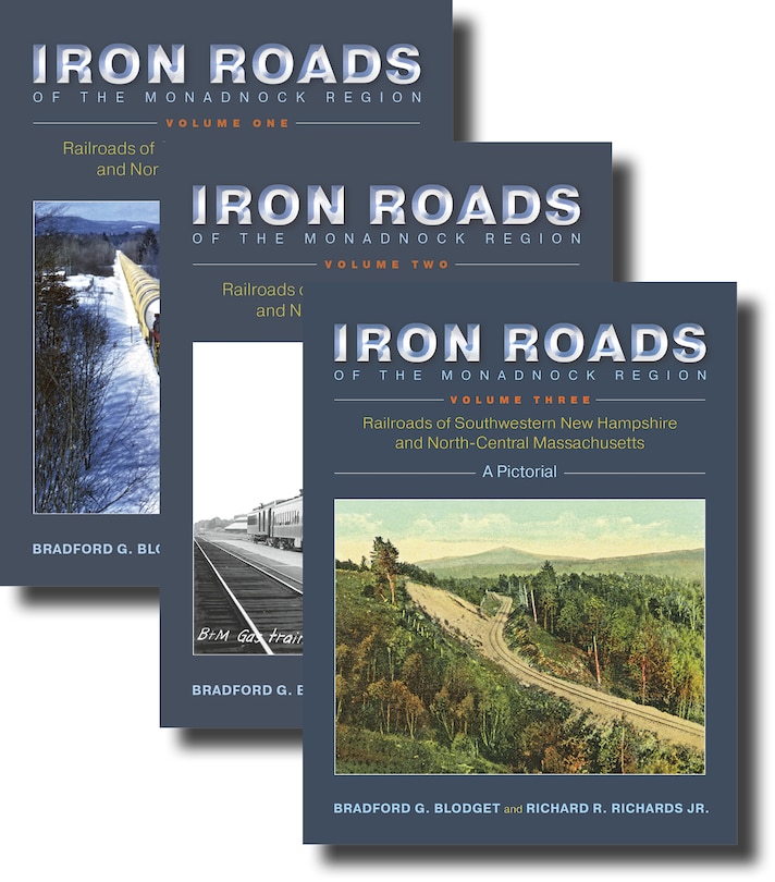Couverture_Iron Roads of the Monadnock Region, 3 volume set