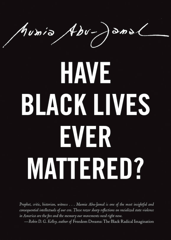 Front cover_Have Black Lives Ever Mattered?