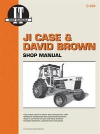 Front cover_Ji Case & David Brown: Shop Manual (i & T Shop Service Manuals)