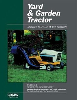 Front cover_Yard & Garden Tractor: Service Manual (Yard and Garden Tractor Service Manual Vol 1: Single-Cylinder Models)