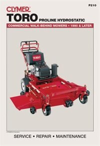 Front cover_Toro Proline Hydrostatic: Commercial Walk-behind Mowers, 1990 & Later (lawn Mower)
