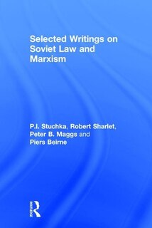 Couverture_Selected Writings On Soviet Law And Marxism
