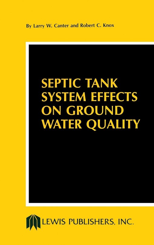 Front cover_Septic Tank System Effects On Ground Water Quality