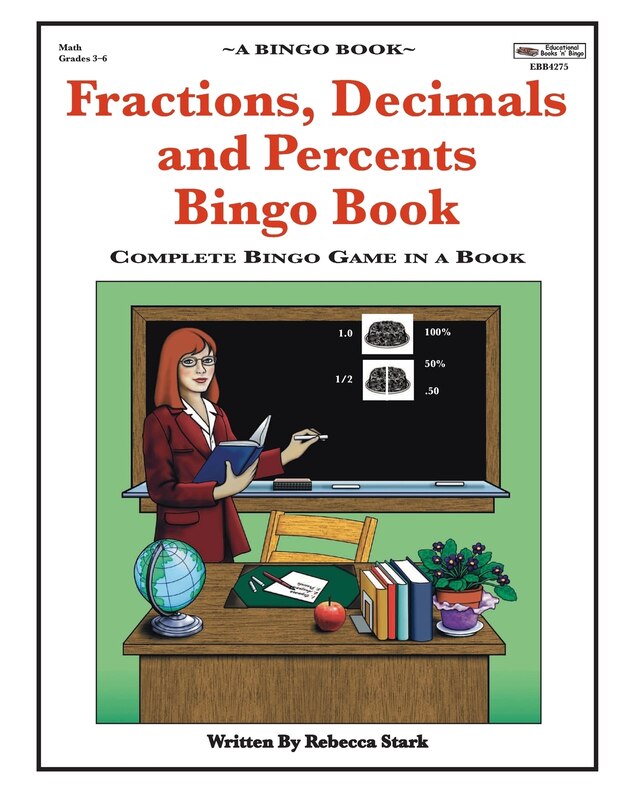 Front cover_Fractions, Decimals and Percents Bingo Book