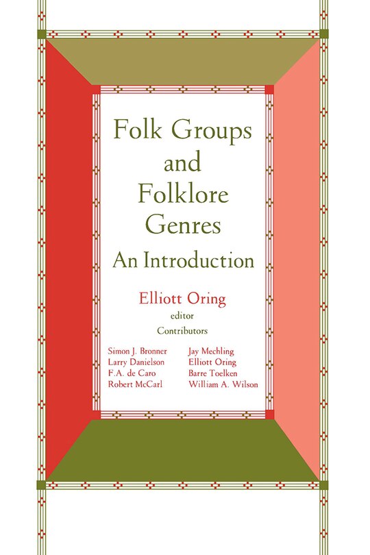 Couverture_Folk Groups And Folklore Genres