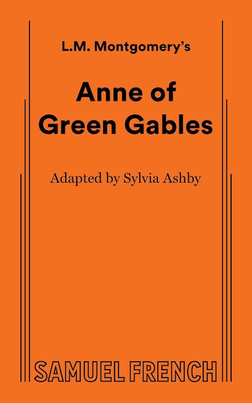 Front cover_Anne Of Green Gables (non-musical)