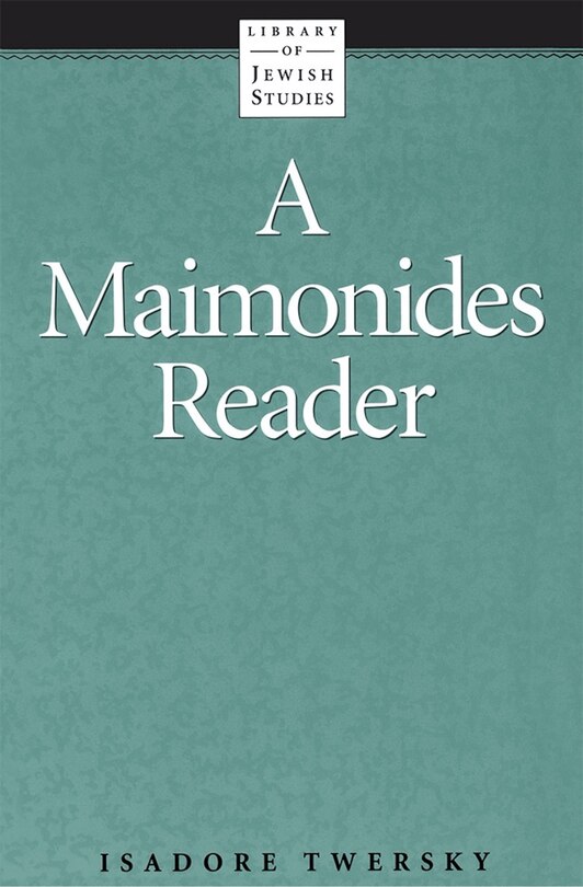 Couverture_A Maimonides Reader