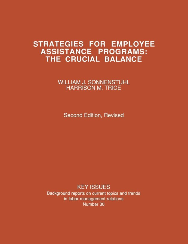 Front cover_Strategies for Employee Assistance Programs