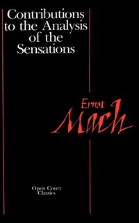 Couverture_Contributions To The Analysis Of The Sensations