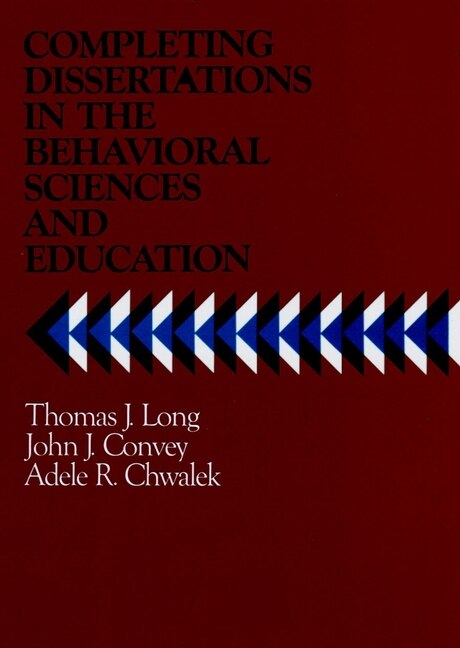 Couverture_Completing Dissertations in the Behavioral Sciences and Education