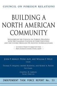 Front cover_Creating A North American Community