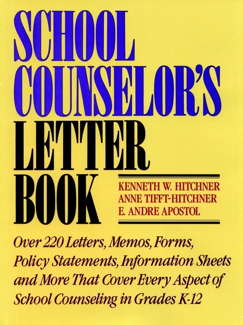 Front cover_School Counselor's Letter Book