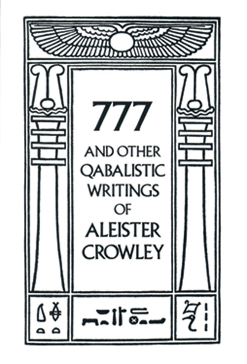 Front cover_777 & Other Qabalistic Writings Of Aleister Crowley