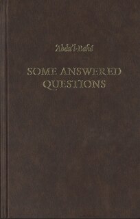 Front cover_Some Answered Questions
