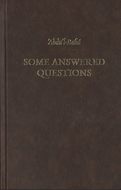 Front cover_Some Answered Questions