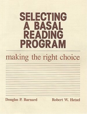 Front cover_Selecting a Basal Reading Program