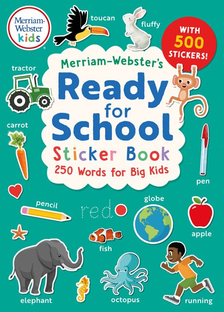 Front cover_Merriam-Webster's Ready-for-School Sticker Book