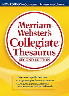 Front cover_Merriam-Webster's Collegiate Thesaurus, Second Edition