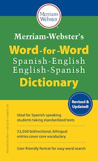 Couverture_Merriam-Webster's Word-for-Word Spanish-English Dictionary