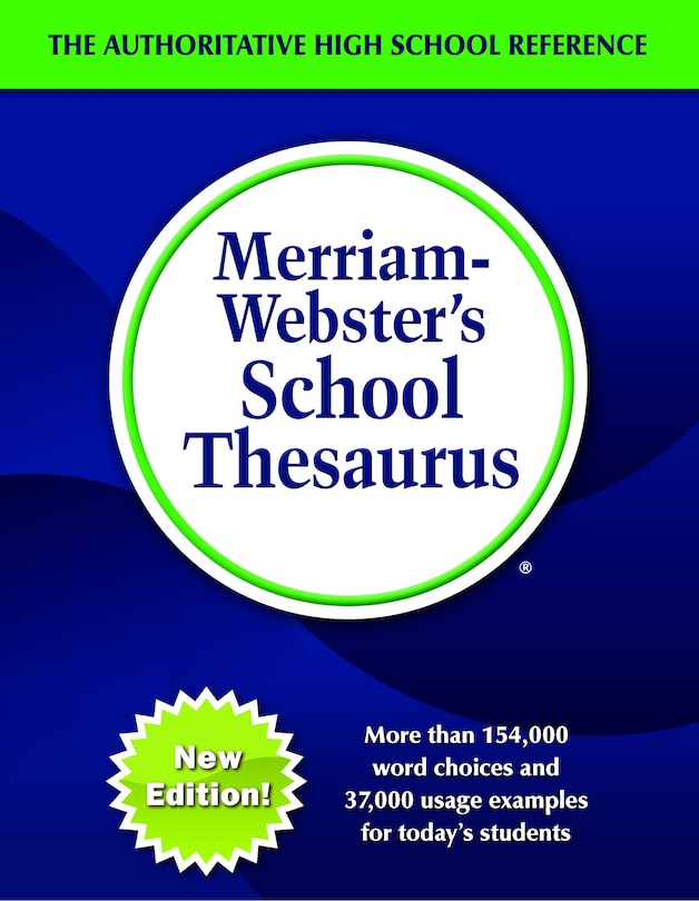 Front cover_Merriam-Webster&rsquo;s School Thesaurus
