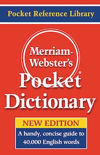 Front cover_Merriam-Webster’s Pocket Dictionary