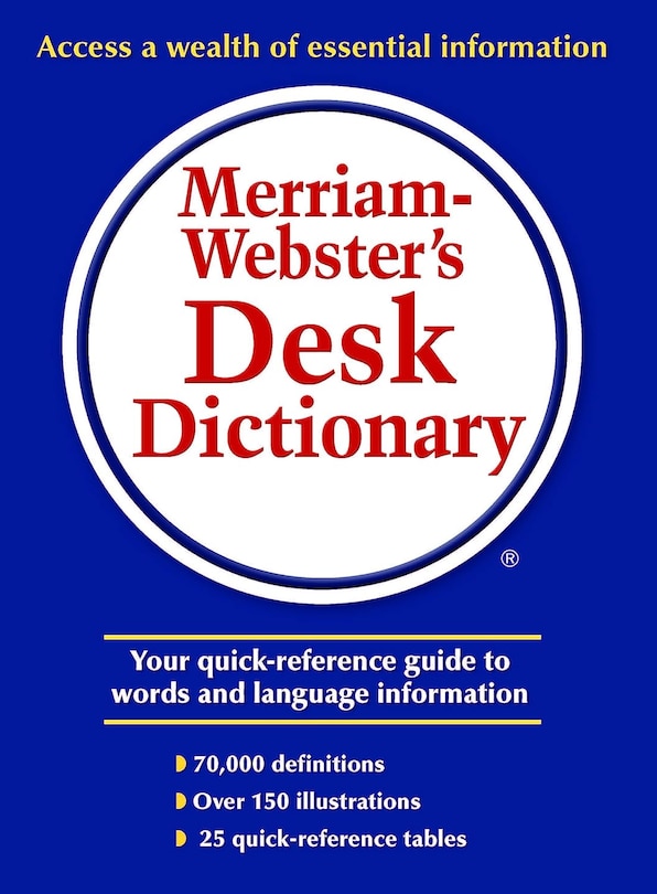 Front cover_Merriam-Webster’s Desk Dictionary