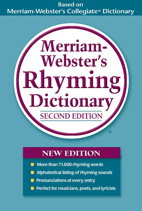 Front cover_Merriam-Webster’s Rhyming Dictionary