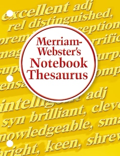 Front cover_Merriam-Webster’s Notebook Thesaurus