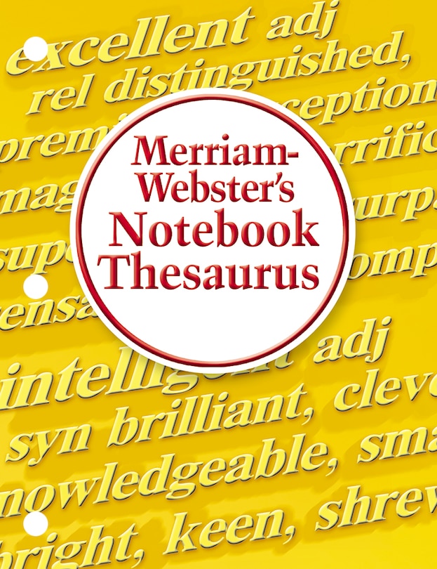 Front cover_Merriam-Webster’s Notebook Thesaurus