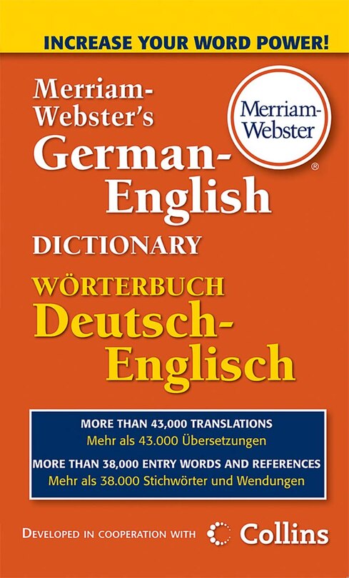 Front cover_Merriam-Webster’s German-English Dictionary