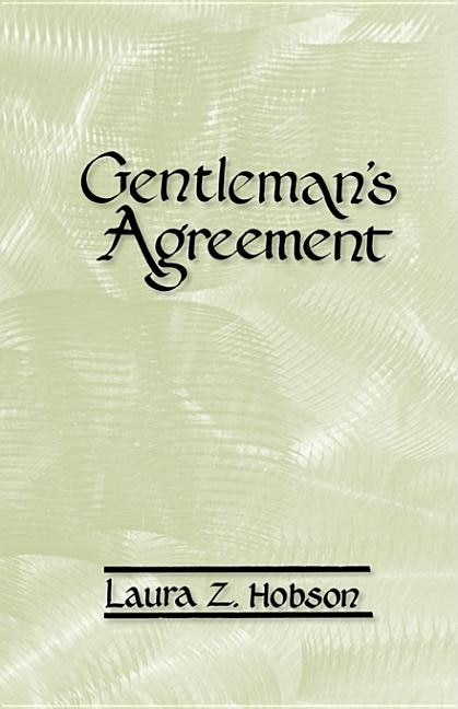 Front cover_Gentleman's Agreement