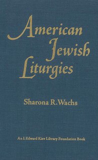 Couverture_American Jewish Liturgies