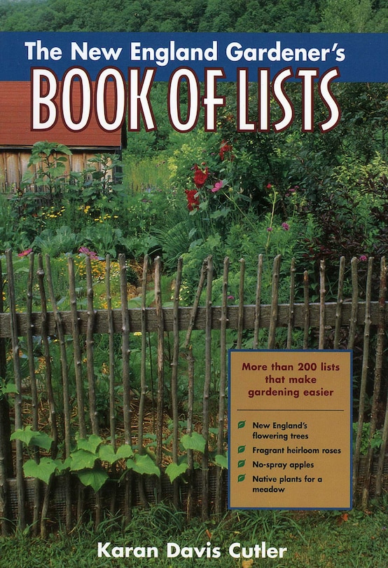 Front cover_The New England Gardener's Book of Lists