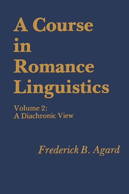 Front cover_A Course in Romance Linguistics