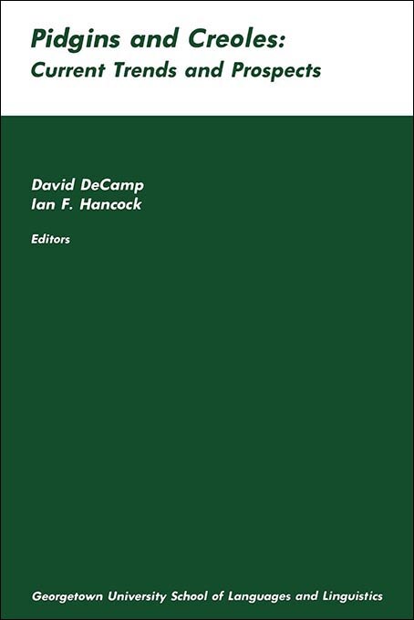 Front cover_Pidgins And Creoles