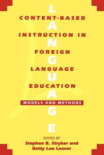 Couverture_Content-based Instruction In Foreign Language Education