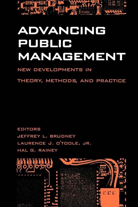 Front cover_Advancing Public Management