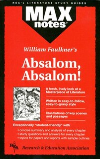 Couverture_Absalom, Absalom! (MAXNotes Literature Guides)