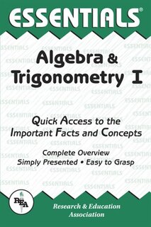 Couverture_Algebra and Trigonometry I Essentials