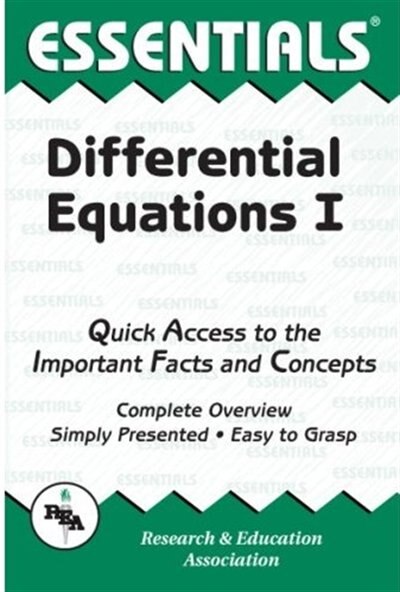 Front cover_Differential Equations I