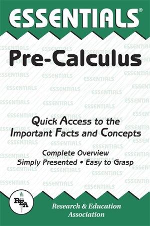 Front cover_Pre-calculus Essentials