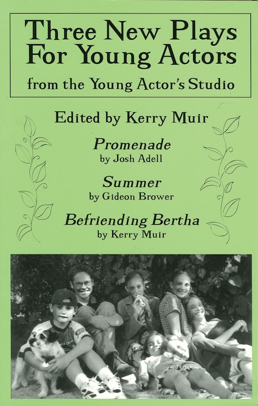 Couverture_Three New Plays For Young Actors