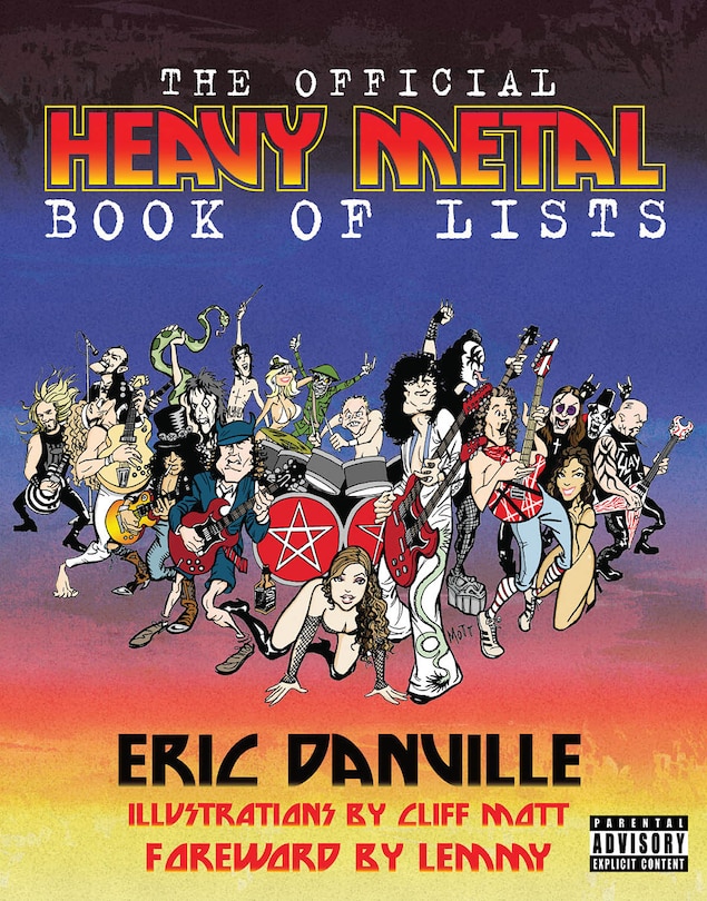 Front cover_The Official Heavy Metal Book of Lists