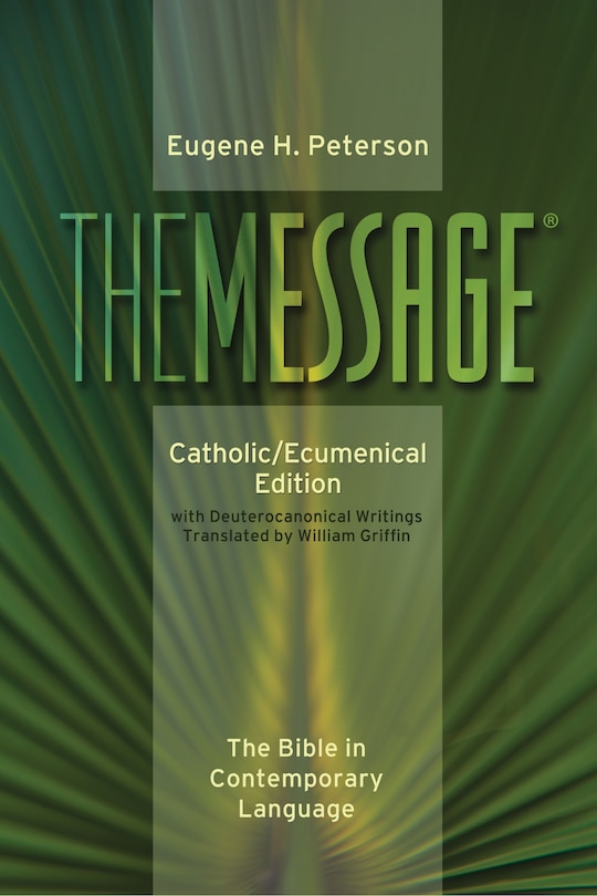 Couverture_The Message Catholic/Ecumenical Edition (Softcover, Green)