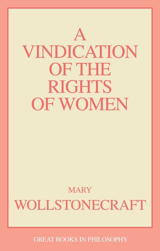 Front cover_Vindication of the Rights of Woman