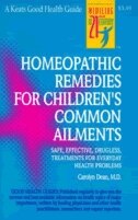 Couverture_Homeopathic Remedies for 100 Children's Common Ailments