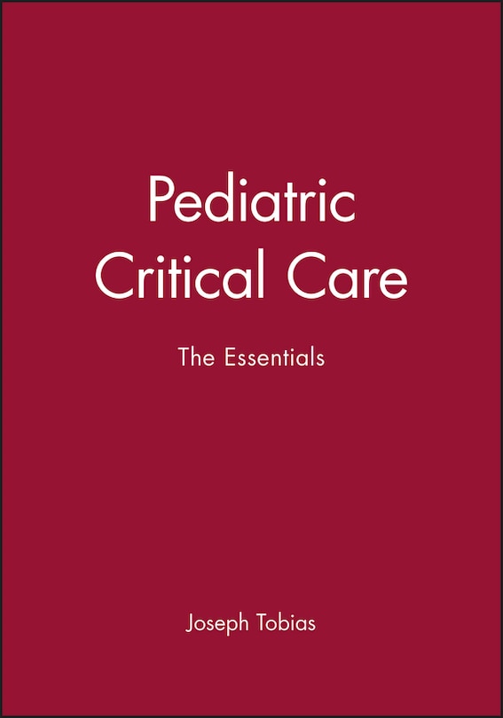 Front cover_Pediatric Critical Care