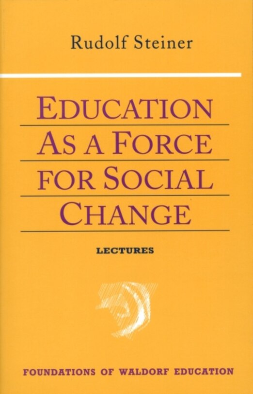 Front cover_Education as a Force for Social Change
