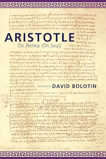 Front cover_De Anima (On Soul)