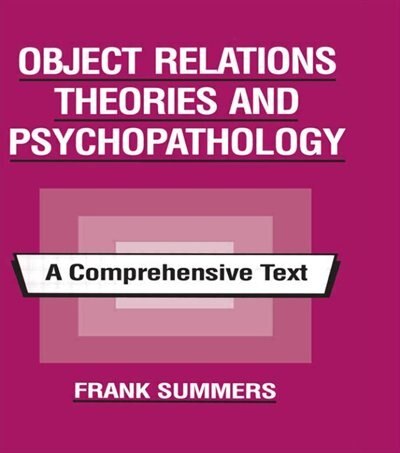 Couverture_Object Relations Theories and Psychopathology